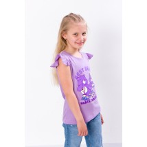 T-shirt for girls Wear Your Own 110 Violet (6199-001-33-v19)