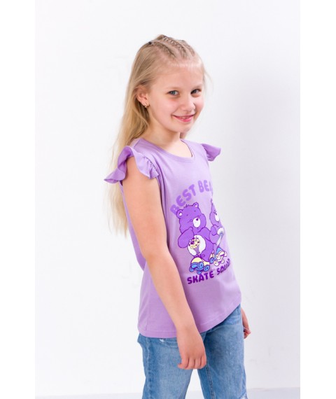 T-shirt for girls Wear Your Own 104 Violet (6199-001-33-v25)