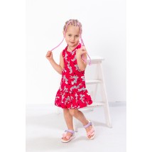 Сукня для дівчинки "Рюша" Носи Своє 92 Червоний (6207-002-v38)