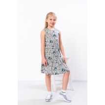Сукня для дівчинки "Рюша" Носи Своє 92 Сірий (6207-002-v40)