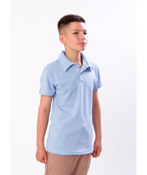 Polo shirt for boys Wear Your Own 128 Blue (6210-091-v3)