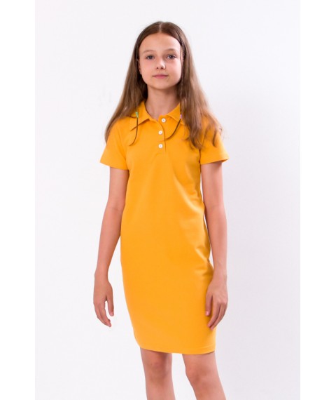 Сукня-поло для дівчинки Носи Своє 158 Жовтий (6211-091-v25)