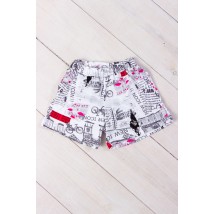 Shorts for girls Wear Your Own 128 Gray (6262-002-v18)