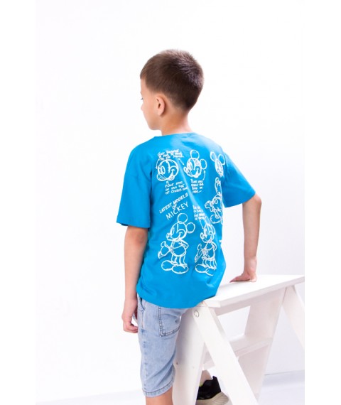 T-shirt for a boy Wear Your Own 122 Turquoise (6263-001-33-v6)