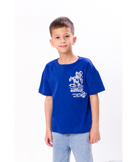 T-shirt for a boy Wear Your Own 116 Blue (6263-001-33-v4)