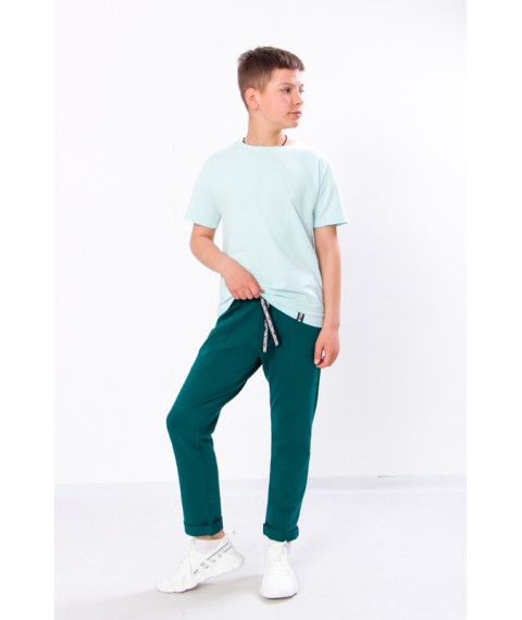 Pants for boys Wear Your Own 158 Green (6266-057-v16)
