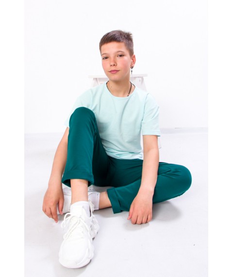 Штани для хлопчика Носи Своє 152 Зелений (6266-057-v10)