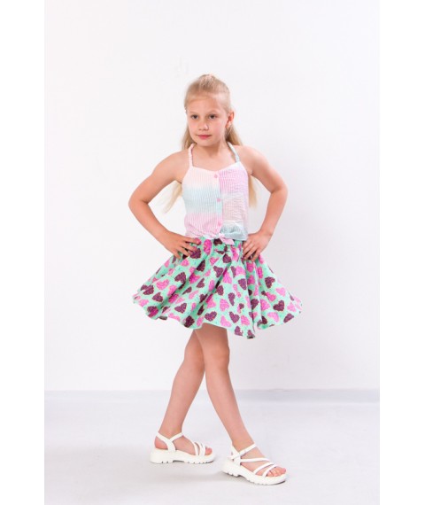 Skirt for a girl Wear Your Own 128 Mint (6276-043-v6)