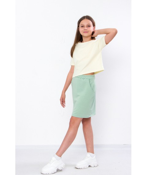 Skirt for a girl Wear Your Own 158 Green (6286-057-1-v27)