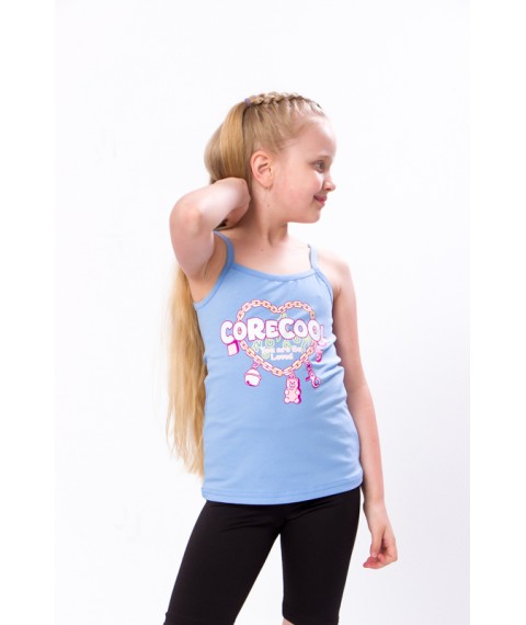 Tank top for girls Wear Your Own 122 Blue (6289-036-33-v6)