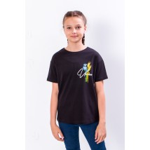 T-shirt for girls oversize (teenage) Wear Your Own 158 Black (6333-000-33-Т-v14)