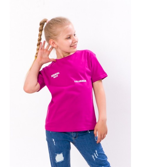 T-shirt for girls Wear Your Own 110 Pink (6333-001-33-1-v4)