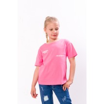 T-shirt for girls Wear Your Own 122 Pink (6333-001-33-1-v12)