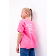 T-shirt for girls Wear Your Own 134 Pink (6333-001-33-1-v15)
