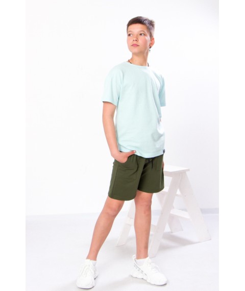 Shorts for boys (teens) Wear Your Own 170 Green (6377-057-1-v15)