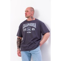 Men's oversized T-shirt Nosy Svoe 52 Gray (8121-036-33-v5)