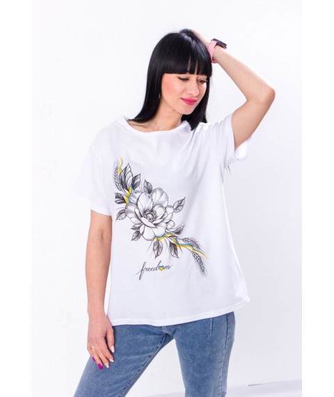 Women's T-shirt (oversize) Nosy Svoe 52 White (8127-000-33-Т-1-v1)