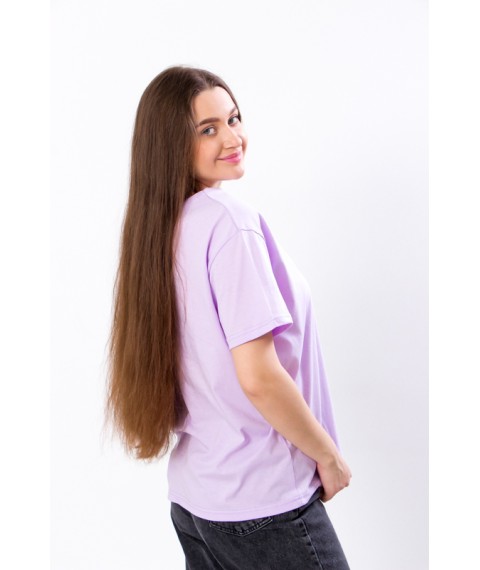 Women's T-shirt (oversize) Wear Your Own 50 Purple (8127-001-v58)