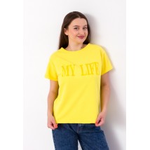 Women's T-shirt (oversize) Wear Your Own 48 Yellow (8127-057-22-v10)