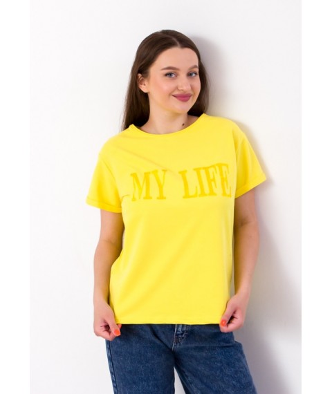 Women's T-shirt (oversize) Wear Your Own 46 Yellow (8127-057-22-v13)