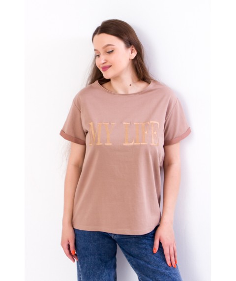 Women's T-shirt (oversize) Wear Your Own 52 Brown (8127-057-22-v1)