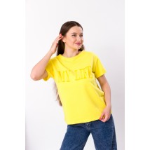 Women's T-shirt (oversize) Wear Your Own 46 Yellow (8127-057-22-v13)