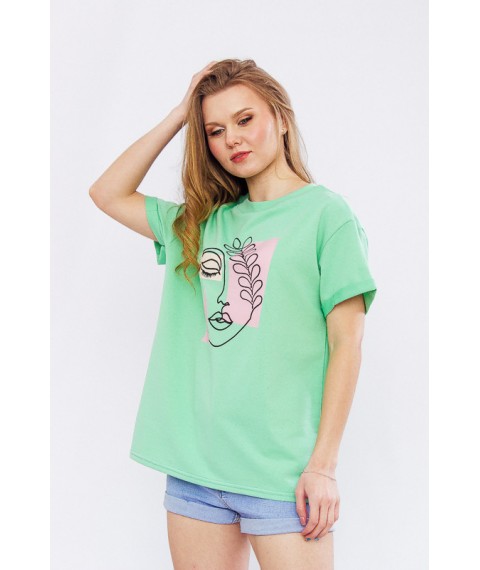 Women's T-shirt Wear Your Own 50 Mint (8127-057-33-1-v6)