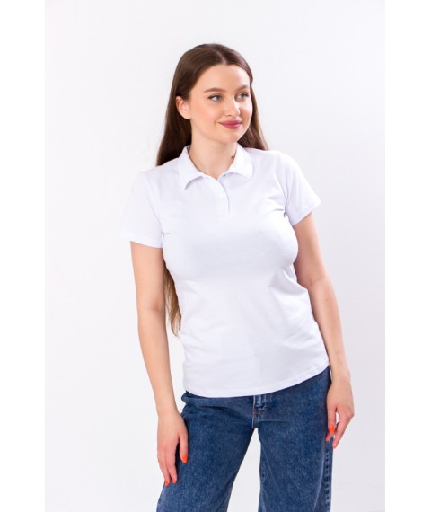 Women's polo shirt Wear Your Own 48 White (8137-036-v3)