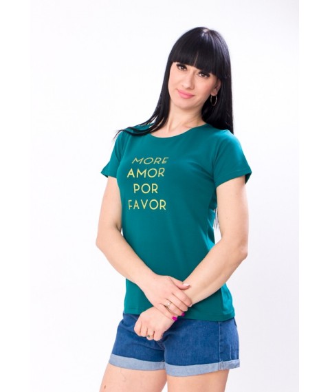 Women's T-shirt Wear Your Own 42 Green (8188-036-33-v7)