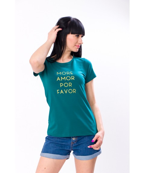 Women's T-shirt Wear Your Own 52 Green (8188-036-33-v45)