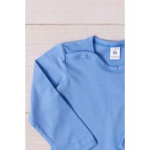 Baby bodysuit for a boy (with long sleeves) Wear Your Own 74 Blue (5010-036-4-v9)