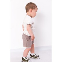 Nursery set (T-shirt + shorts) Nosy Svoe 98 White (5021-001-33-v13)