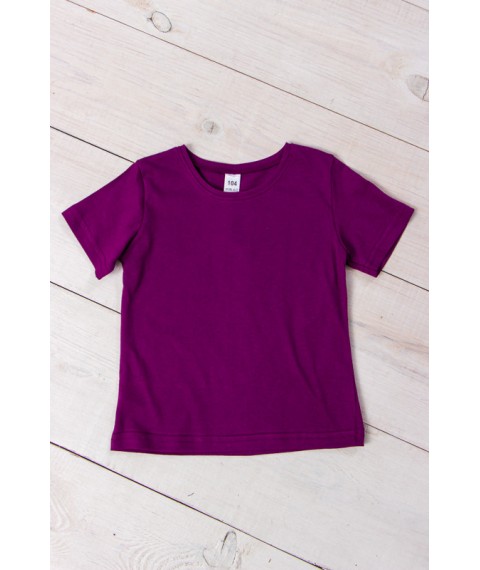 Children's T-shirt Wear Your Own 104 Violet (6021-001-1-v51)