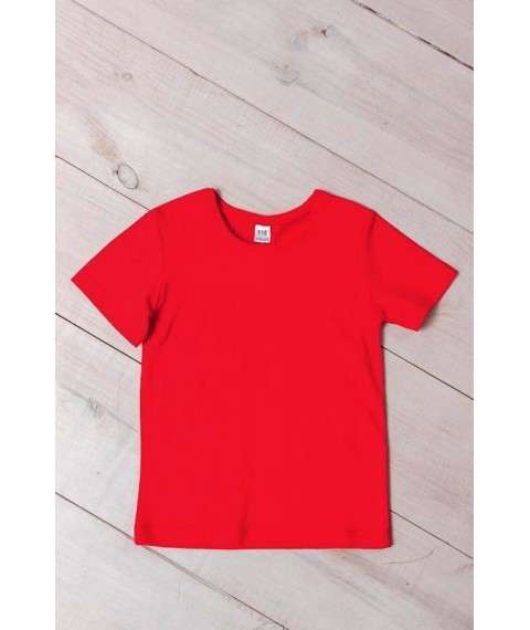 Children's T-shirt Wear Your Own 104 Red (6021-001-1-v47)