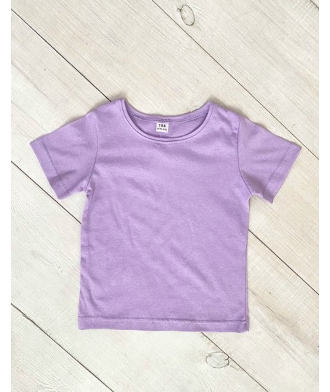 Children's T-shirt Wear Your Own 104 Violet (6021-001-1-v38)