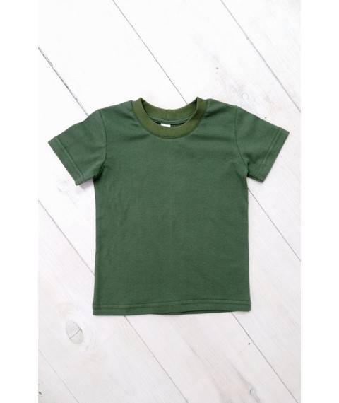 Children's T-shirt Wear Your Own 128 Green (6021-001V-v147)