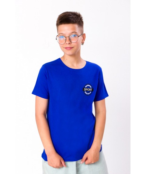 Children's T-shirt "Sport" Wear Your Own 164 Blue (6021-1-v82)