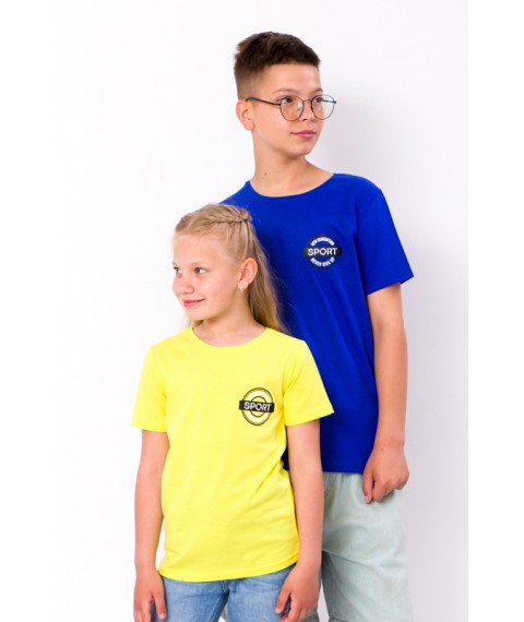 Children's T-shirt "Sport" Wear Your Own 164 Yellow (6021-1-v89)