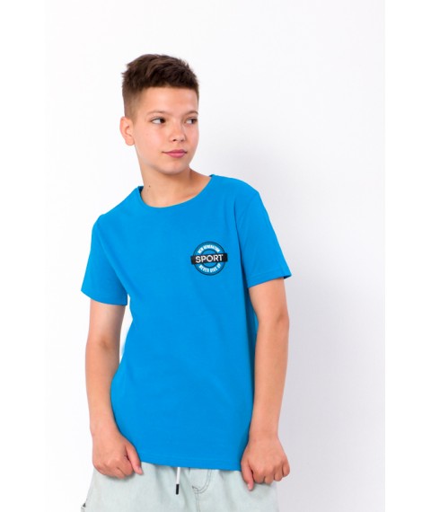 Children's T-shirt "Sport" Wear Your Own 146 Turquoise (6021-1-v57)