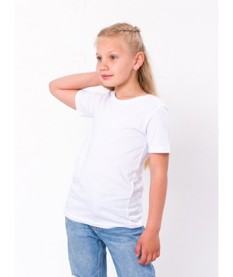 Children's T-shirt Wear Your Own 122 White (6021-1-1-v5)