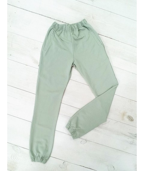 Pants for girls Wear Your Own 140 Green (6060-057-5-v71)