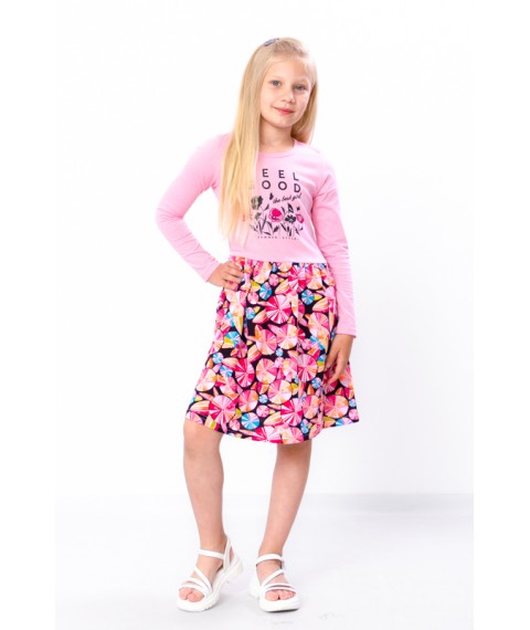 Сукня для дівчинки Носи Своє 128 Рожевий (6117-002-33-v24)