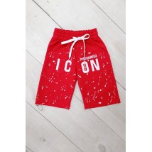 Breeches for a boy Wear Your Own 140 Strawberry (6136-057-33-v3)
