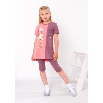 Girl's set (tunic + tresses) Wear Your Own 116 Pink (6204-036-33-v2)