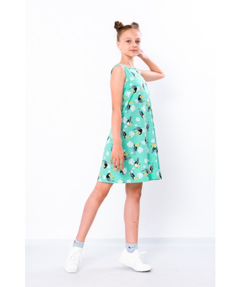 Dress for a girl (teenage) Wear Your Own 152 Mint (6205-043-1-v4)