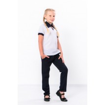 Pants for girls Wear Your Own 122 Blue (6214-080-v7)