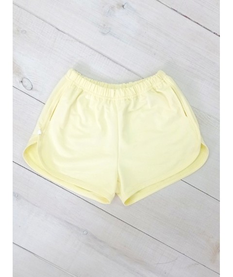 Shorts for girls Wear Your Own 158 Yellow (6242-057-v95)