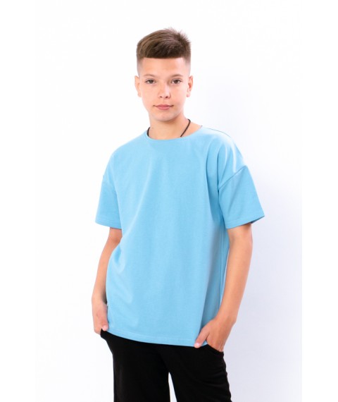 T-shirt for a boy (adolescent) Wear Your Own 170 Blue (6263-057-v18)
