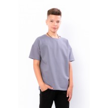 T-shirt for a boy (adolescent) Wear Your Own 140 Gray (6263-057-v0)