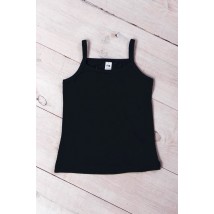 Tank top for girls Wear Your Own 116 Black (6289-036-1-v0)